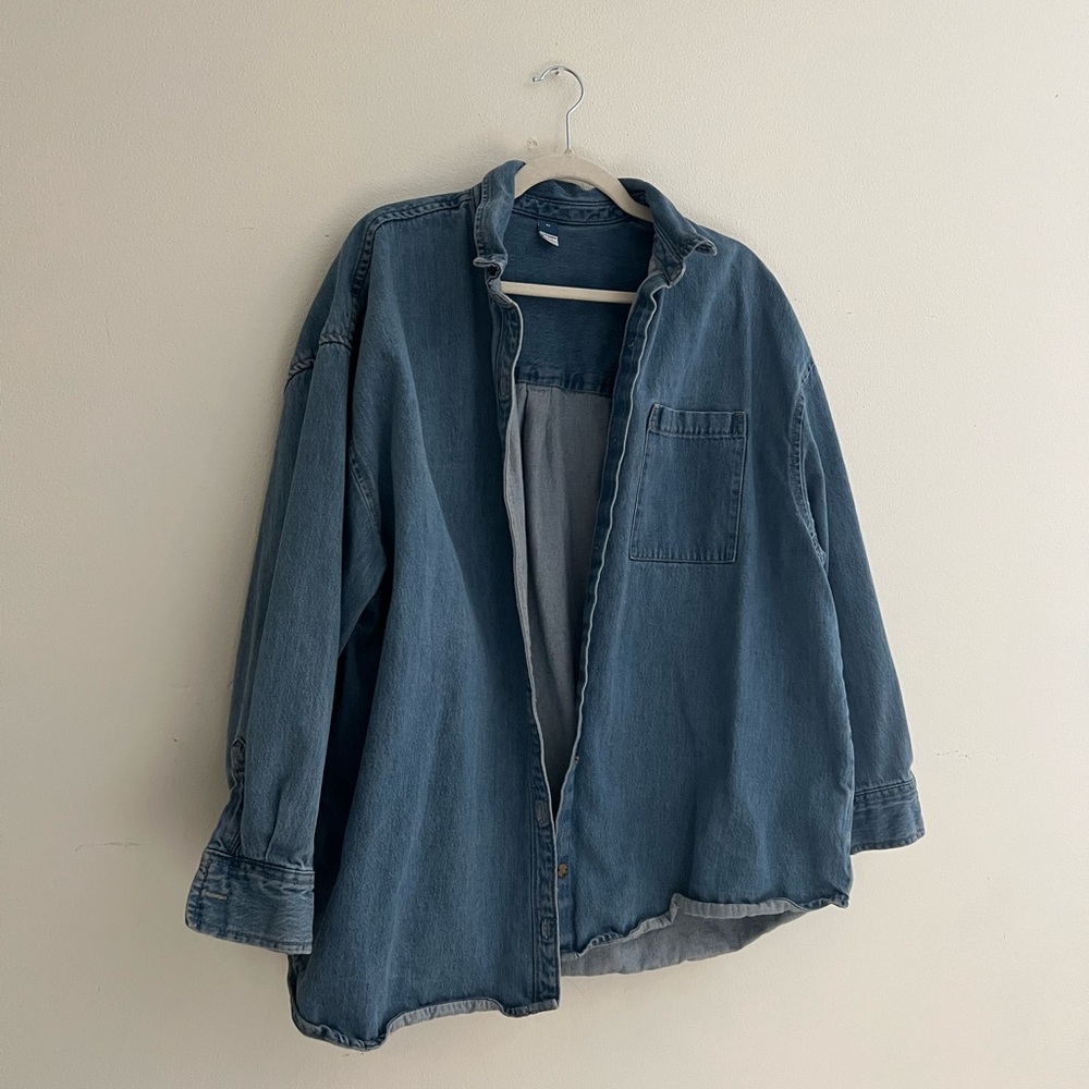 Old navy oversized jean jacket
